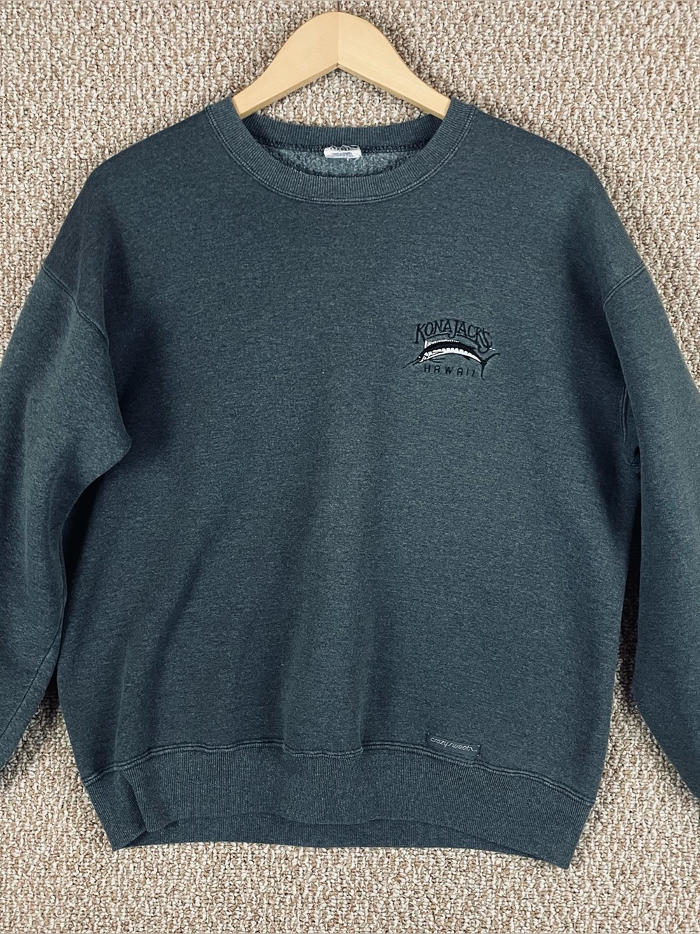 Vtg Crazy Shirts Hawaii Sweatshirt Mens Large Kona Jacks Crewneck USA Made F30